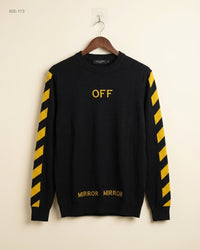 Galaydeny (MS-113) Graphic Knit Sweater - S