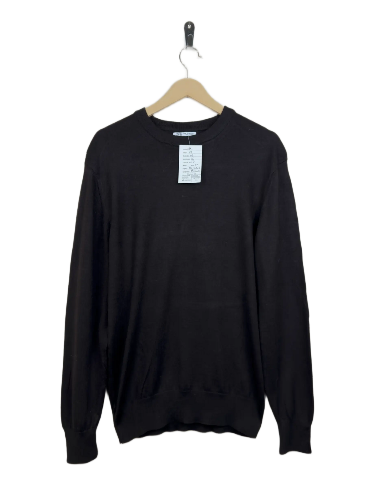 Black Men's Jumpers & Sweater by Zara (MS-115)