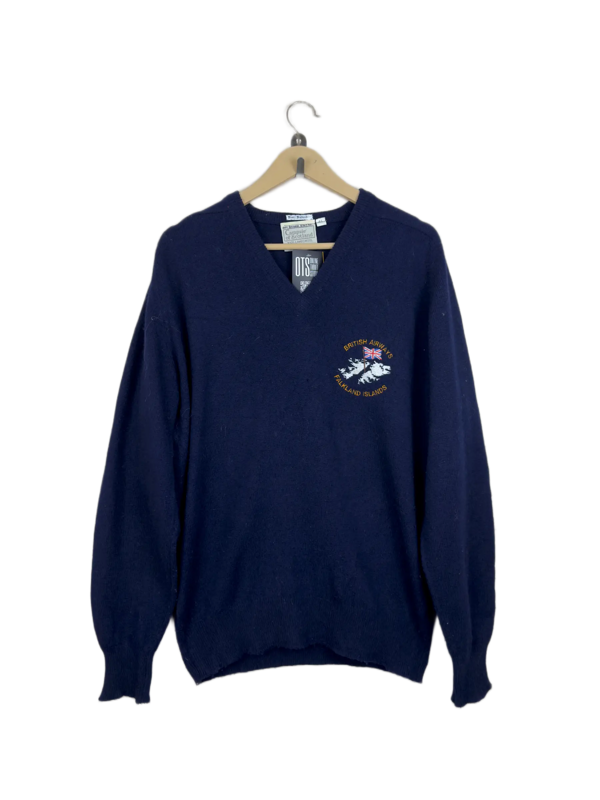 Navy Blue Men's Jumpers & Sweater by Campsie of Scotland (MS-122)