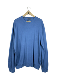 Blue Men's Jumpers & Sweater by Marks & Spencer (MS-124)