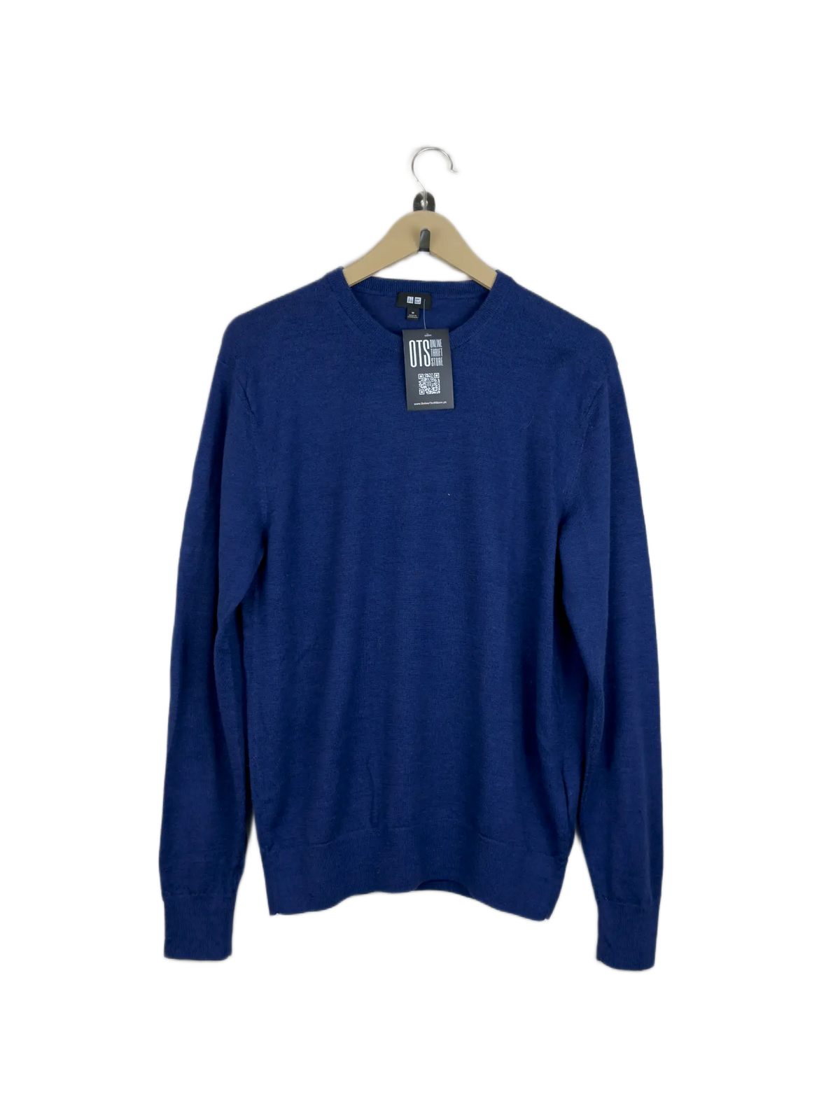 Blue Men's Jumpers & Sweater by Uniqlo (MS-129)