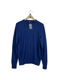 Blue Men's Jumpers & Sweater by Uniqlo (MS-129)