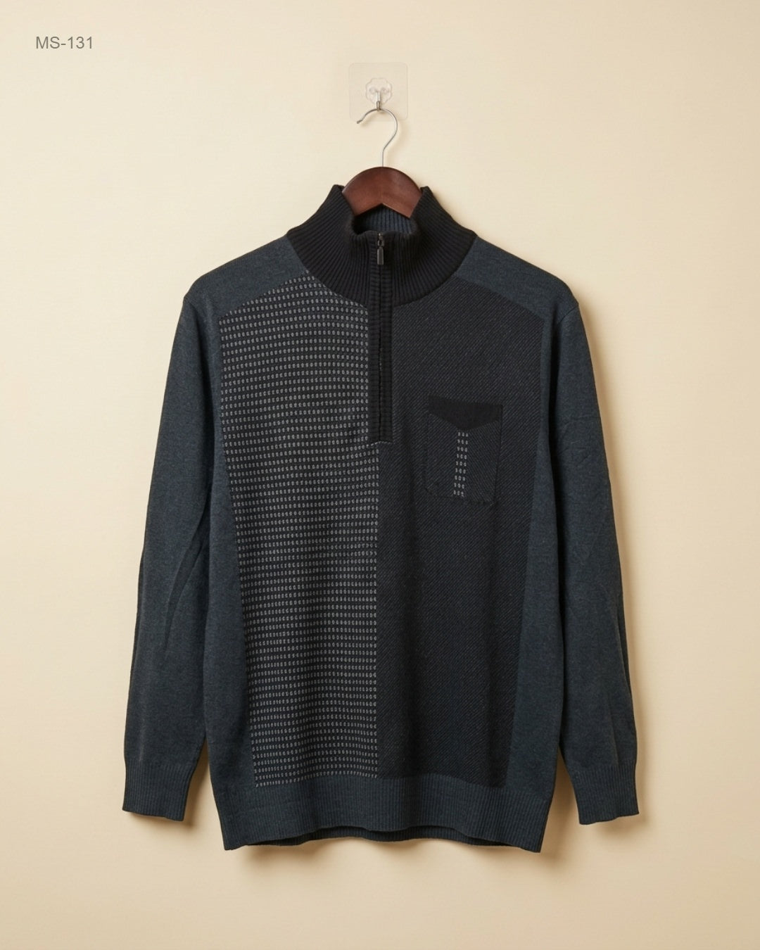 Shop Premium Winter Cardigans & Sweaters by Unknown | Preloved Branded Clothes | Dot Sweater Polyester | Men | OTS Thrift Store Islamabad Pakistan
