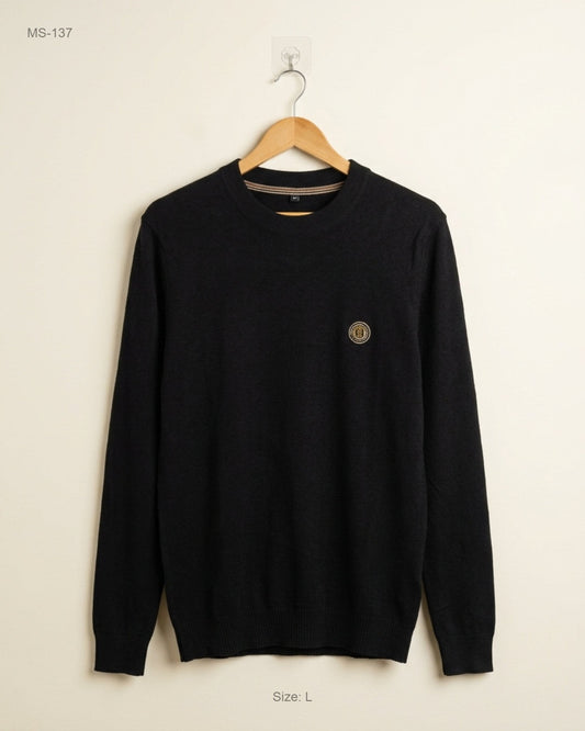 Secondhand Branded Winter Cardigans & Sweaters by Unknown, Black Polyester fabric, Premium condition, for Men - Online Thrift Shop Peshawar Pakistan