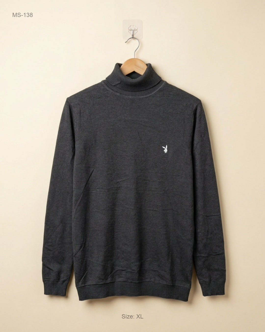 UK Imported secondhand Winter Cardigans & Sweaters - Unknown brand, Grey Polyester, Premium condition, for Men - Online Thrift Store Karachi Pakistan