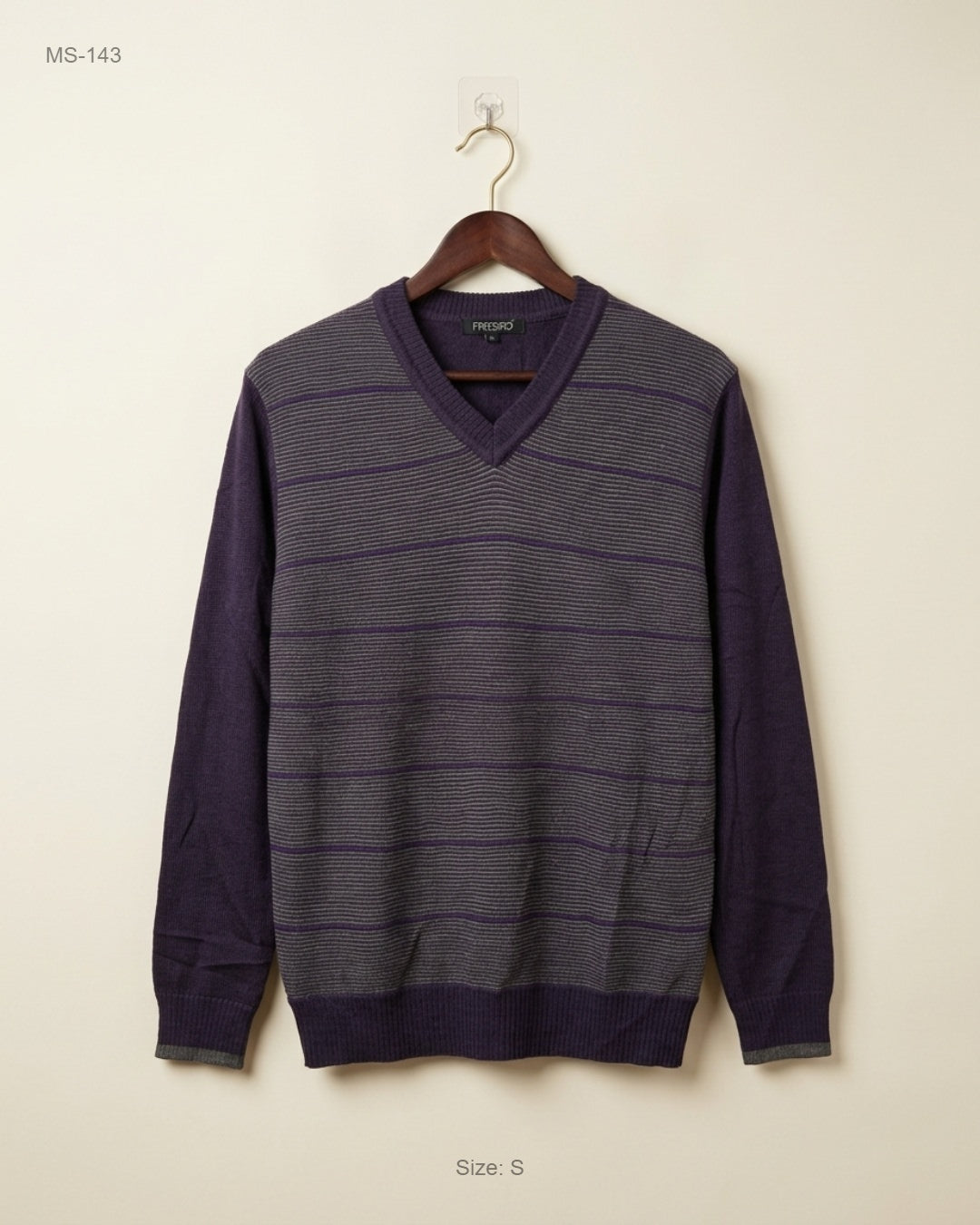 Unknown (MS-143) V-Neck Pullover Sweater - XS