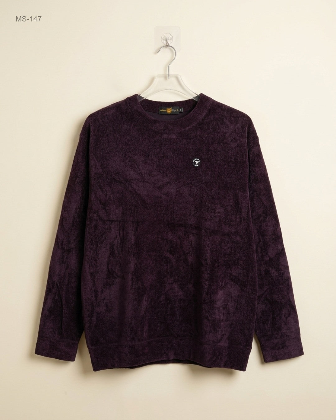 Pestols (MS-147) Textured Crewneck Sweater - M/L