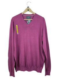 Maroon Men's Jumpers & Sweater by Marks & Spencer (MS-150)