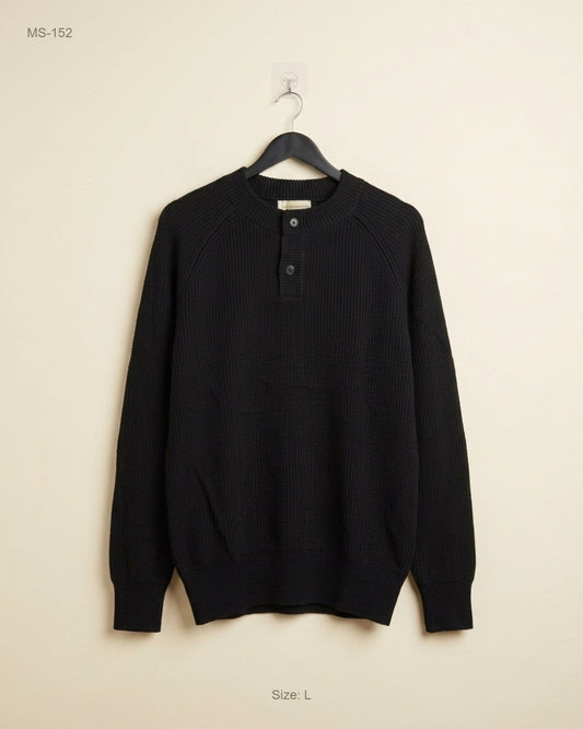 Winter Cardigans & Sweaters | Unknown | Preloved Branded | Black Polyester | Premium | OTS Thrift Store Karachi Pakistan