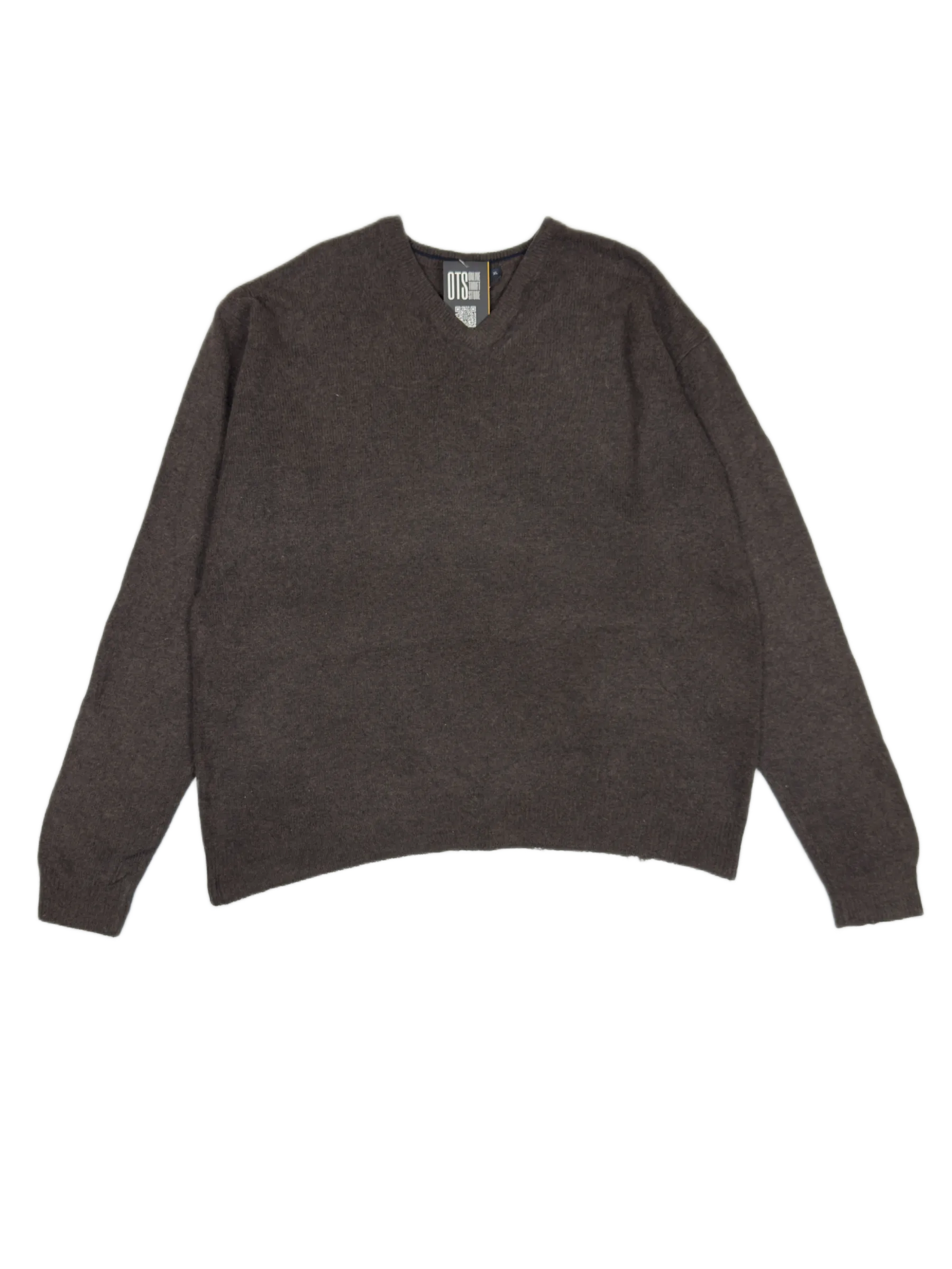 Shop Premium Men's Jumpers & Sweaters by Jmes Pringles | Preloved Branded Clothes | Brown Wool | Men | OTS Thrift Store Peshawar Pakistan