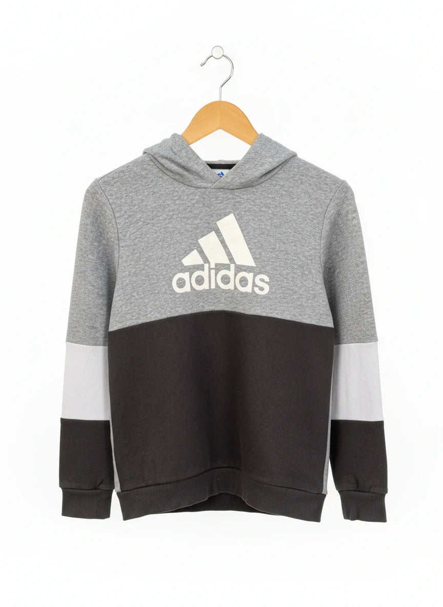Secondhand Branded Men's Hoodies & Sweatshirts by Adidas, DarkGray Polyester fabric, Premium condition, for Men Hoodies - Online Thrift Shop Lahore Pakistan
