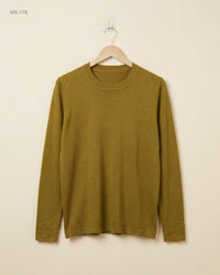 Unknown (MS-178) Fine-Knit Crewneck Top - S