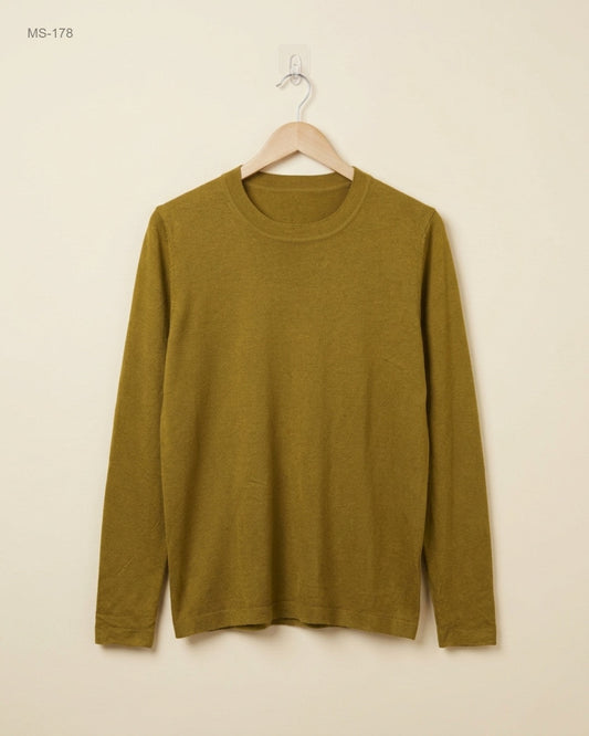Secondhand Branded Winter Cardigans & Sweaters by Unknown, Mustard Polyester fabric, Premium condition, for Men - Online Thrift Shop Islamabad Pakistan