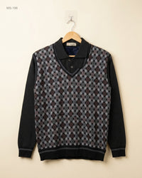 Unknown (MS-196) Knit Pullover Sweater - M