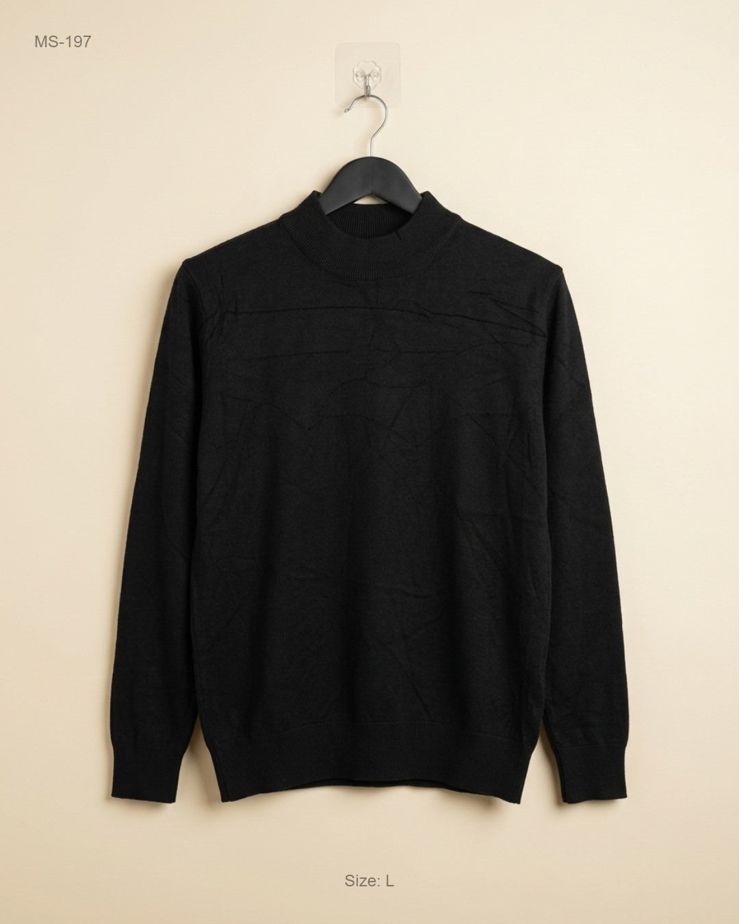 UK Imported secondhand Winter Cardigans & Sweaters - JPT & Home brand, Black Polyester, Premium condition, for Men - Online Thrift Store Islamabad Pakistan