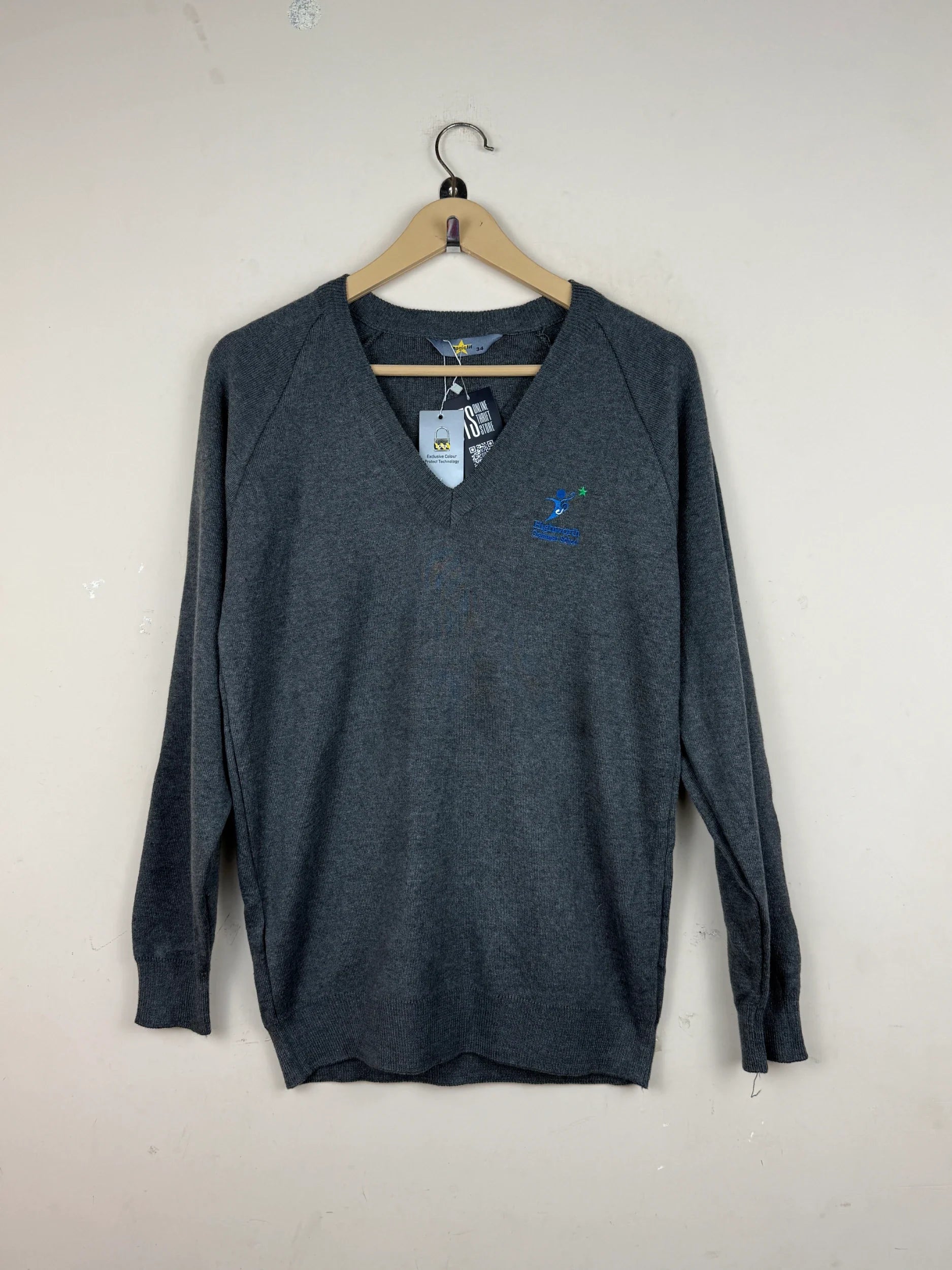 Secondhand Branded Men's Jumpers & Sweaters by Magicfit, Gray Cotton fabric, Premium Plus condition, for Men - Online Thrift Shop Karachi Pakistan