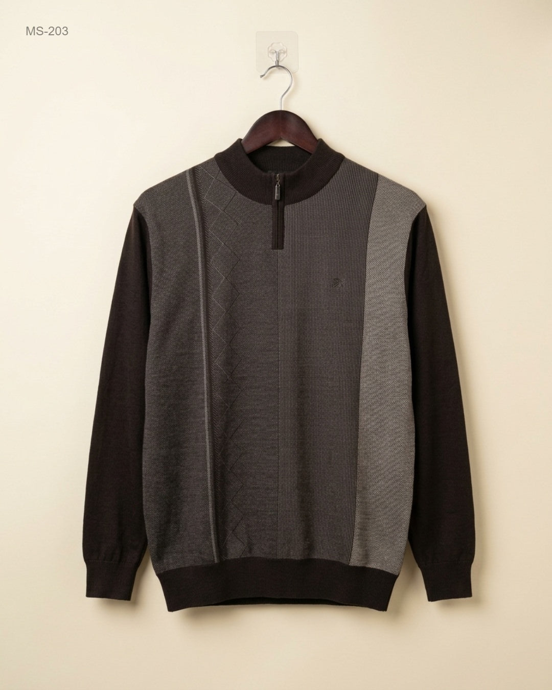 Unknown (MS-203) Quarter-Zip Sweater - M/L