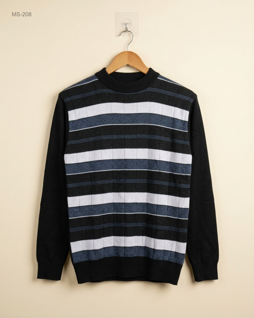 Preloved Premium Winter Cardigans & Sweaters by Unknown, Black Polyester for Men - OTS Thrift Shop Islamabad Pakistan