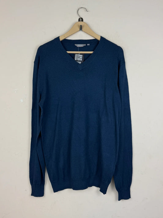 Preloved Premium Men's Jumpers & Sweaters by wolsey, Blue Cotton for Men - OTS Thrift Shop Lahore Pakistan