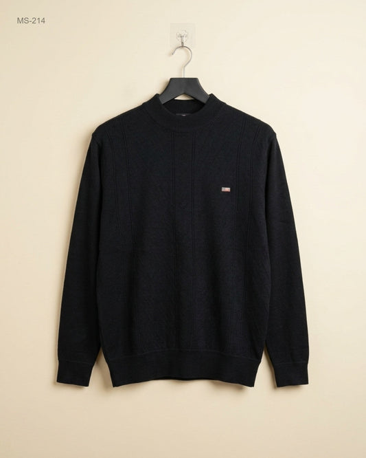 Preloved Premium Winter Cardigans & Sweaters by Unknown, Navy Blue Polyester for Men - OTS Thrift Shop Islamabad Pakistan