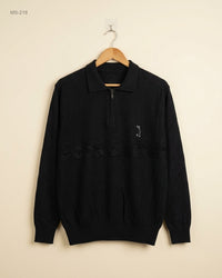 Unknown (MS-218) Quarter-Zip Collared Sweatshirt - M/L
