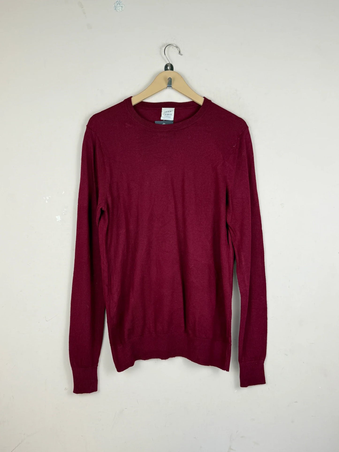 Men's Jumpers & Sweaters | John lewis | Preloved Branded | Red wool | Premium | OTS Thrift Store Karachi Pakistan
