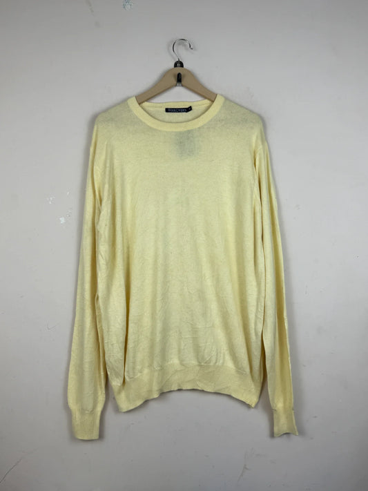 Shop Premium Men's Jumpers & Sweaters by Woolovers | Preloved Branded Clothes | LightYellow Cotton | Men | OTS Thrift Store Peshawar Pakistan