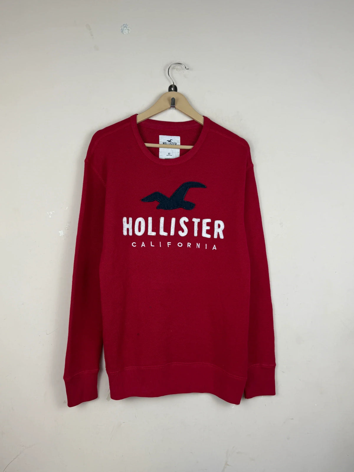 Red Men's Jumpers & Sweaters by Hollister (MS-229)