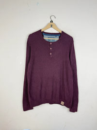 Maroon Men's Jumpers & Sweaters by Ragman (MS-231)