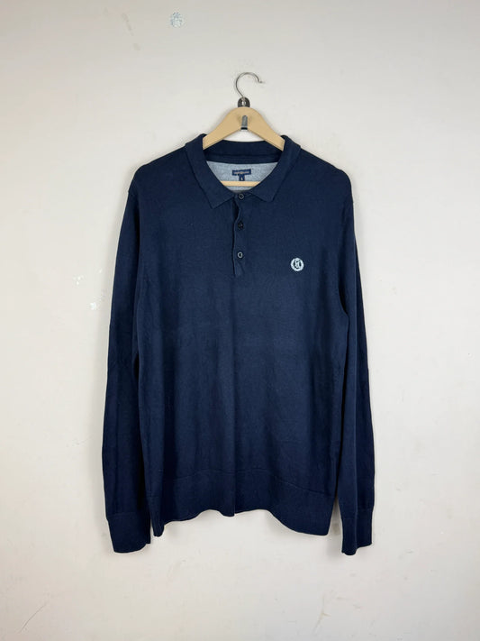 Shop Premium Men's Jumpers & Sweaters by HENRI lloyd | Preloved Branded Clothes | Blue Cotton | Men | OTS Thrift Store Islamabad Pakistan