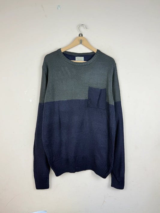 Preloved Premium Men's Jumpers & Sweaters by Officer Clube, Blue Acrylic for Men - OTS Thrift Shop Peshawar Pakistan