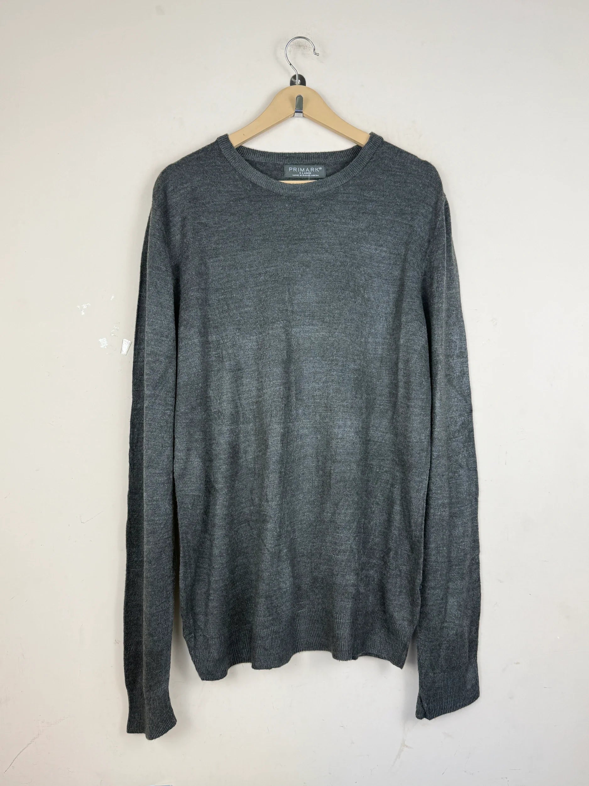 Premium Condition Men's Jumpers & Sweaters | Preloved Primark | Grey Polyester | Thrift Shop for Men Islamabad Pakistan | OTS