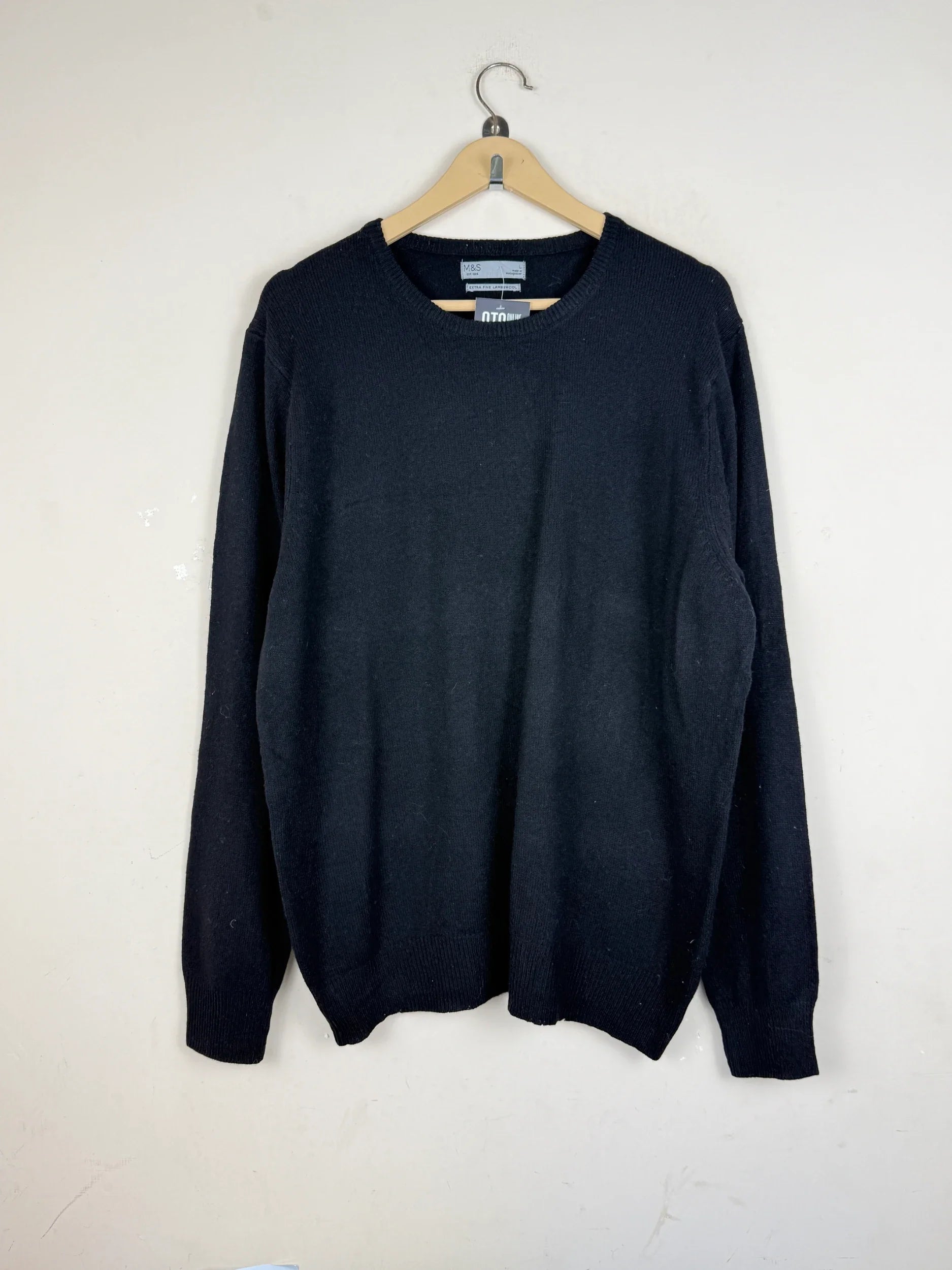 Premium Condition Men's Jumpers & Sweaters | Preloved Marks & Spencer | Black Lamps Wool | Thrift Shop for Men Lahore Pakistan | OTS