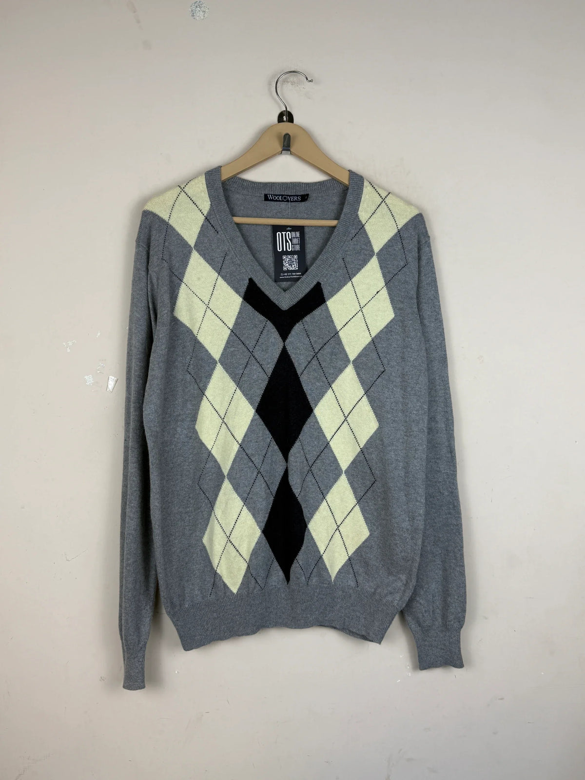 Grey Men's Jumpers & Sweaters by Woolovers (MS-253)
