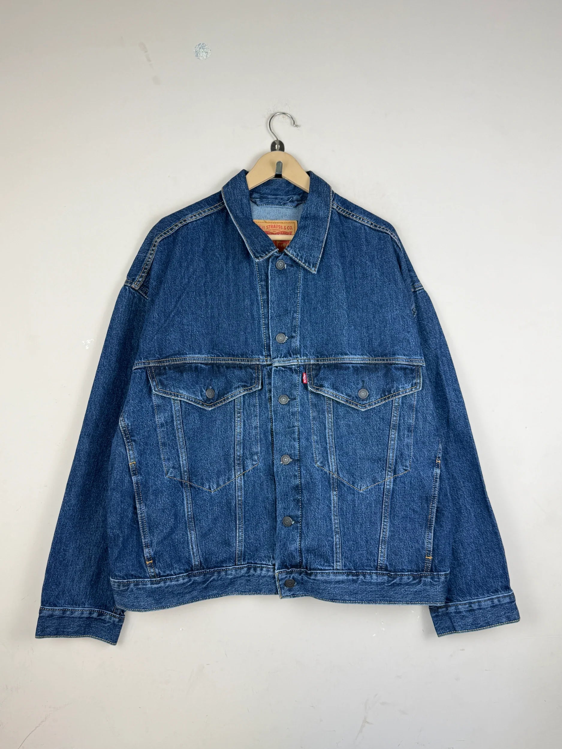 Secondhand Branded Men's Jumpers & Sweaters by Levis, Blue Cotton fabric, Premium condition, for Men - Online Thrift Shop Karachi Pakistan