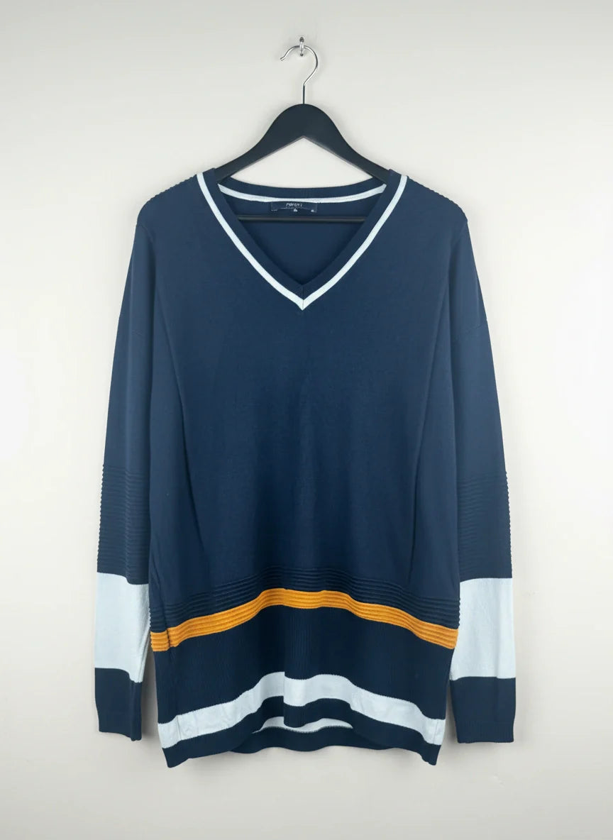 Premium Condition Men's Jumpers & Sweaters | Preloved Next | Blue Viscose | Thrift Shop for Men Sweaters Peshawar Pakistan | OTS