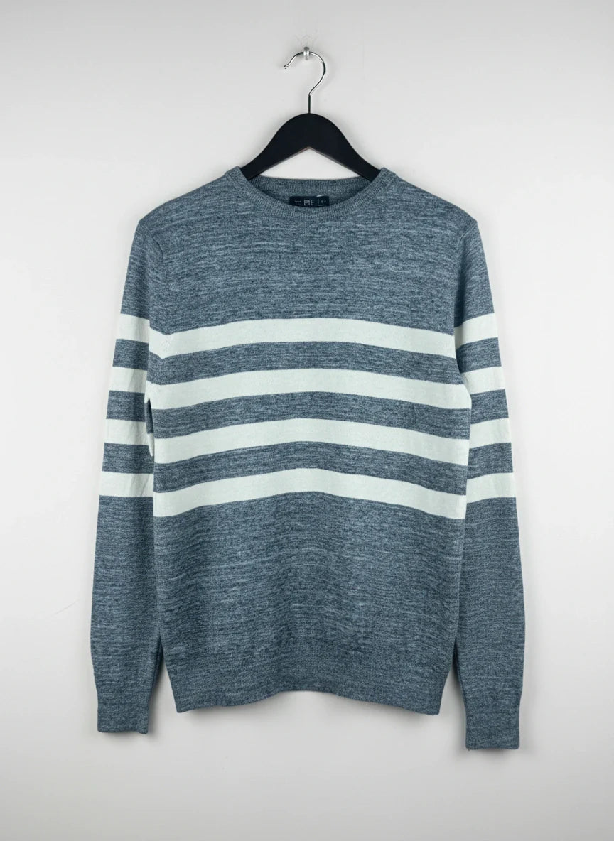 Secondhand Branded Men's Jumpers & Sweaters by F&F, Gray Cotton fabric, Premium condition, for Men Sweaters - Online Thrift Shop Islamabad Pakistan