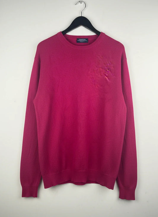 Secondhand Branded Men's Jumpers & Sweaters by Charles Tyrwhitt, Pink Cotton fabric, Premium condition, for Men Sweaters - Online Thrift Shop Karachi Pakistan