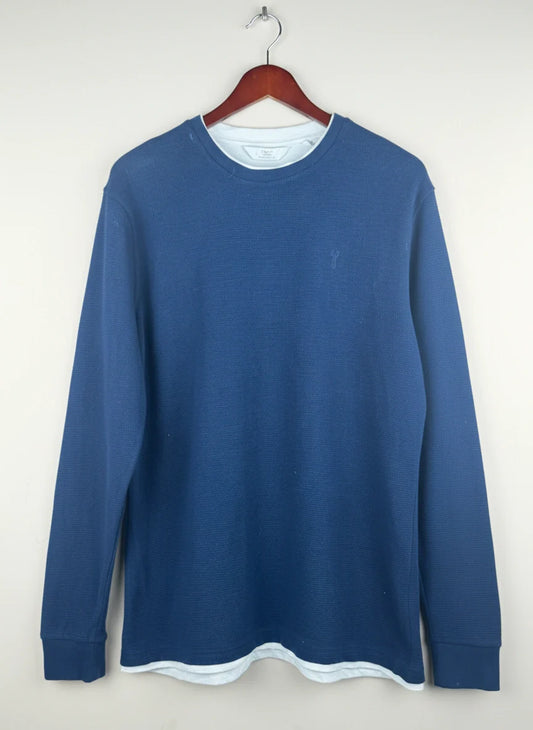 Preloved Premium Plus Men's Jumpers & Sweaters by Next, Blue Cotton for Men Sweaters - OTS Thrift Shop Islamabad Pakistan