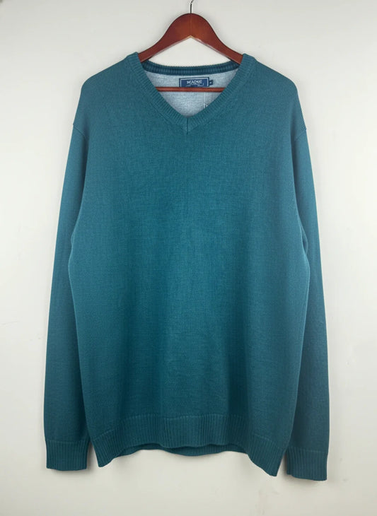 Men's Jumpers & Sweaters | Maine | Preloved Branded | Green Cotton | Premium | OTS Thrift Store Lahore Pakistan