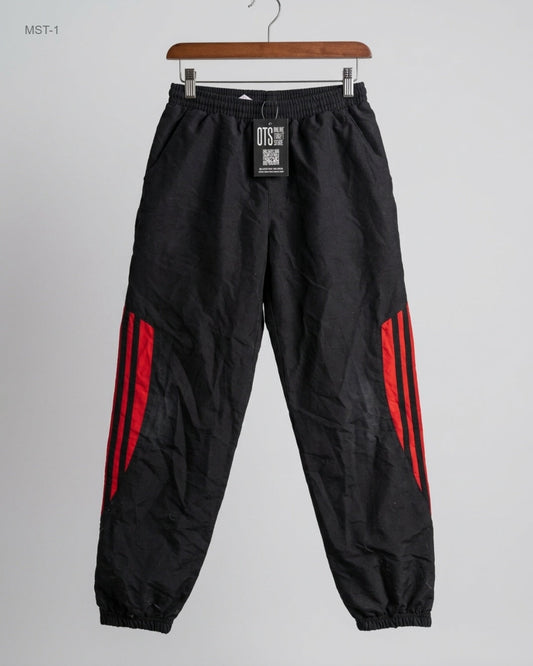 UK Imported secondhand Men Sports Trousers - ADIDAS brand, Black Polyester, Premium condition, for MENS - Online Thrift Store Lahore Pakistan