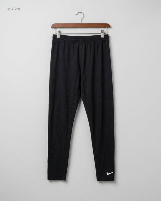 Good Condition Men Sports Trousers | Preloved NIKE | Black Polyester | Thrift Shop for MENS Islamabad Pakistan | OTS