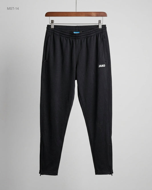 Secondhand Branded Men Sports Trousers by JAKO, Black Polyester fabric, Excellent condition, for MENS - Online Thrift Shop Islamabad Pakistan