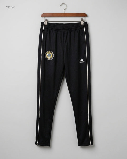 Men Sports Trousers | ADIDAS | Preloved Branded | Black Polyester | Premium Plus | OTS Thrift Store Islamabad Pakistan