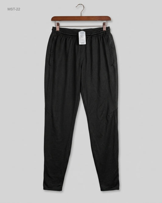 Shop Premium Men Sports Trousers by NIKE | Preloved Branded Clothes | Black Polyester | MENS | OTS Thrift Store Karachi Pakistan