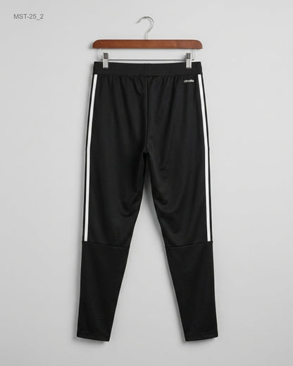 Preloved Men Sports Trousers by ADIDAS in Black Polyester for MENS - Premium Condition | OTS Pakistan (MST-25)