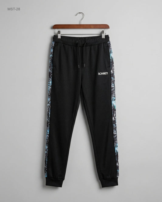 Premium Condition Men Sports Trousers | Preloved SONNETI | Black Polyester | Thrift Shop for MENS Karachi Pakistan | OTS