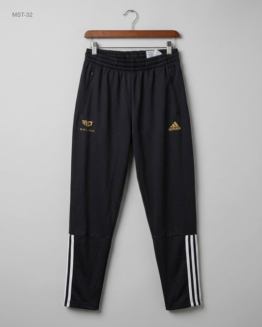 Preloved Premium Men Sports Trousers by ADIDAS, Black Polyester for MENS - OTS Thrift Shop Peshawar Pakistan