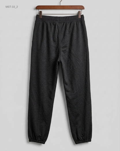 Shop Good Condition Black Polyester Men Sports Trousers by ENTRY for MENS at OTS - Online Thrift Store Pakistan (MST-33)