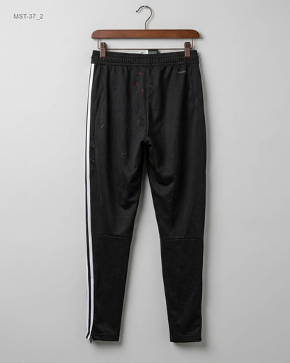 Preloved Men Sports Trousers by ADIDAS in Black Polyester for MENS - Premium Condition | OTS Pakistan (MST-37)